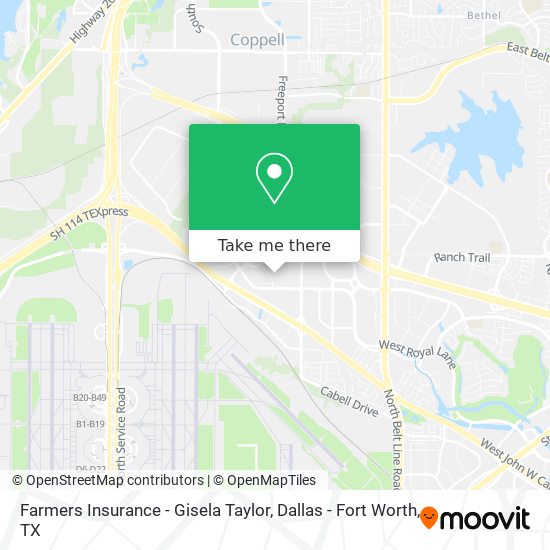 Mapa de Farmers Insurance - Gisela Taylor