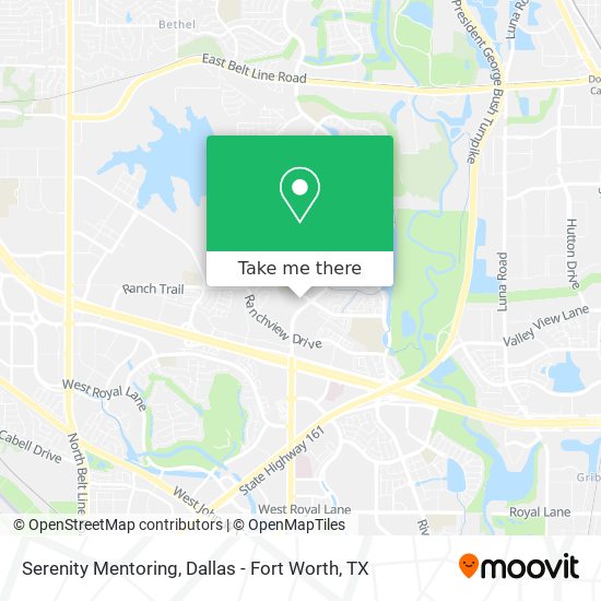 Serenity Mentoring map