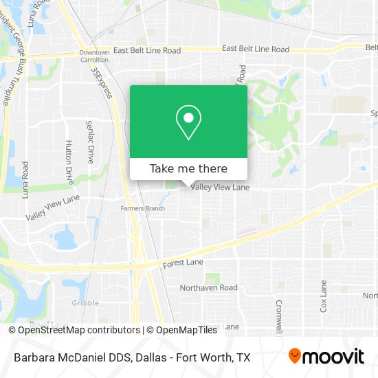Barbara McDaniel DDS map