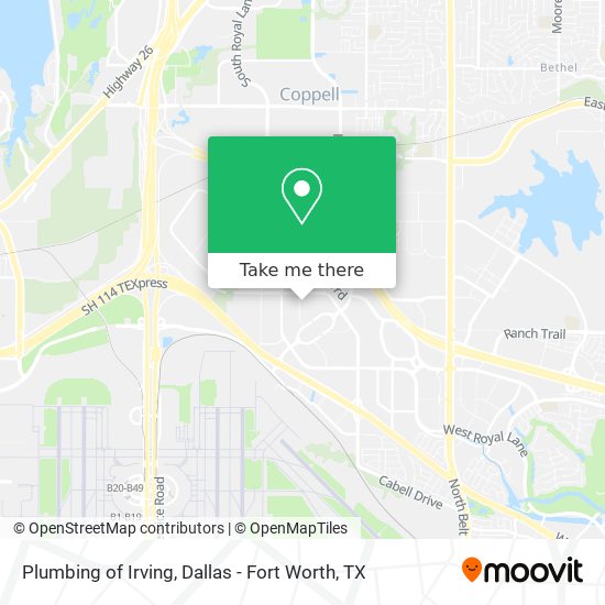 Mapa de Plumbing of Irving