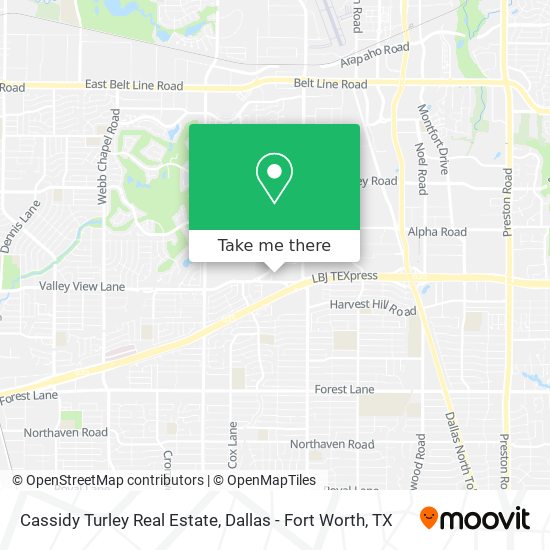 Mapa de Cassidy Turley Real Estate