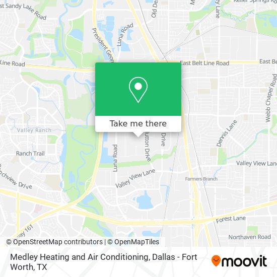 Medley Heating and Air Conditioning map