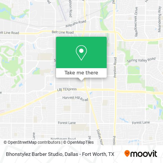 Mapa de Bhonstylez Barber Studio