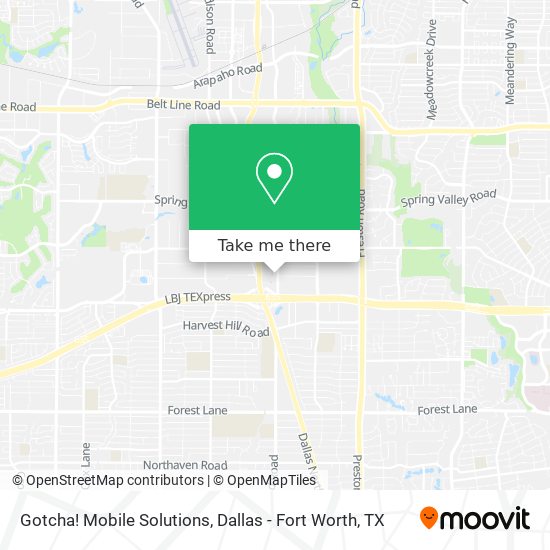 Mapa de Gotcha! Mobile Solutions