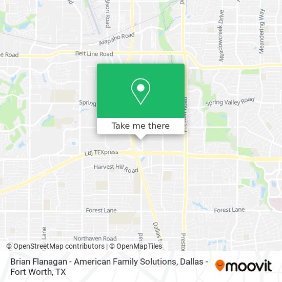 Brian Flanagan - American Family Solutions map