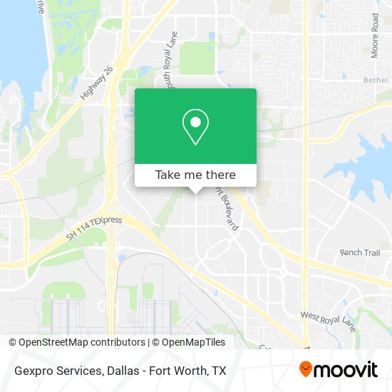 Mapa de Gexpro Services