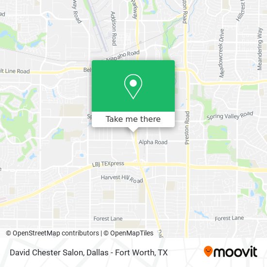 David Chester Salon map