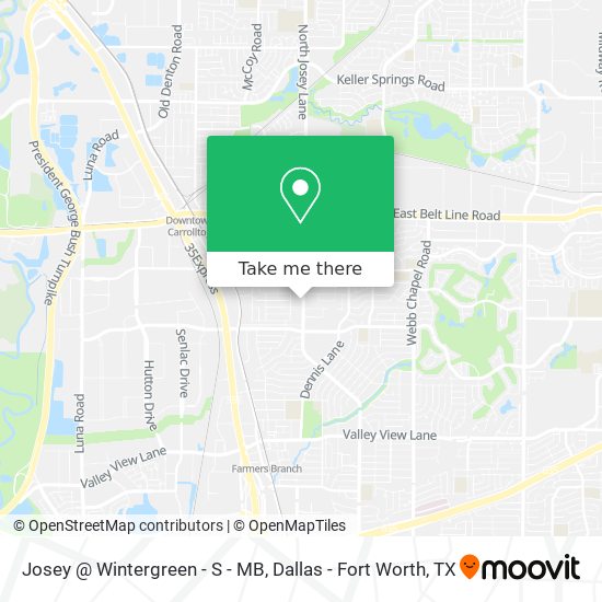 Josey @ Wintergreen - S - MB map