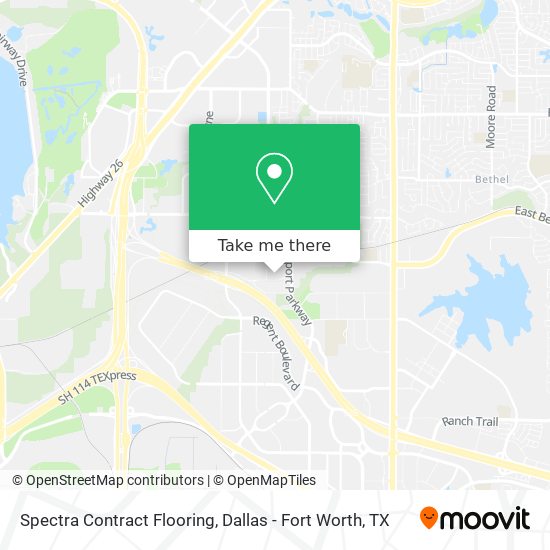 Spectra Contract Flooring map