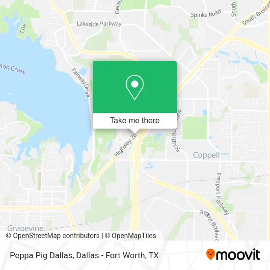 Mapa de Peppa Pig Dallas