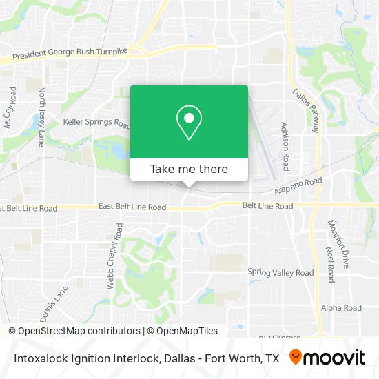Intoxalock Ignition Interlock map