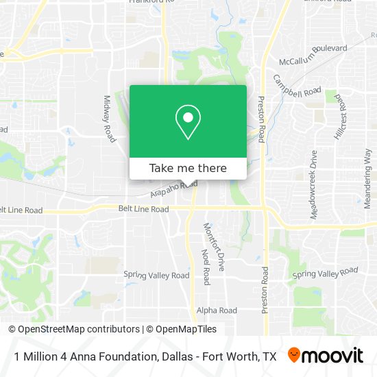 1 Million 4 Anna Foundation map