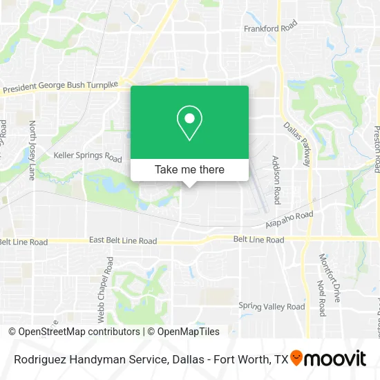 Rodriguez Handyman Service map