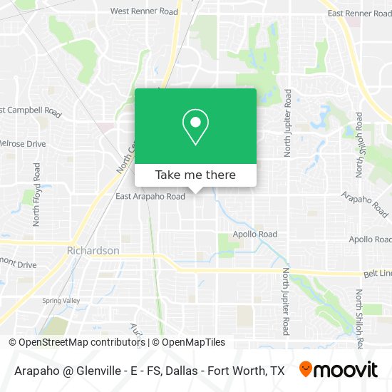 Mapa de Arapaho @ Glenville - E - FS