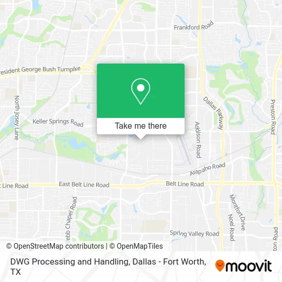 DWG Processing and Handling map