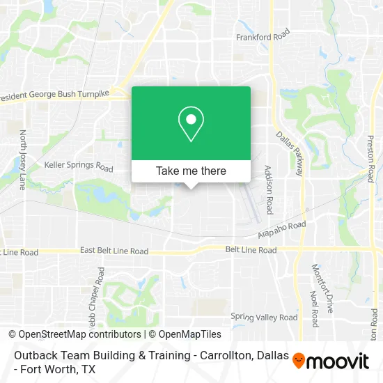 Outback Team Building & Training - Carrollton map