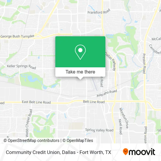 Community Credit Union map