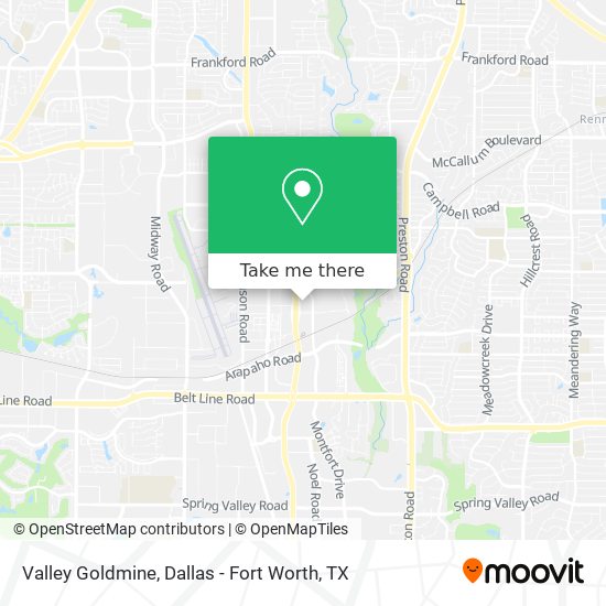 Valley Goldmine map
