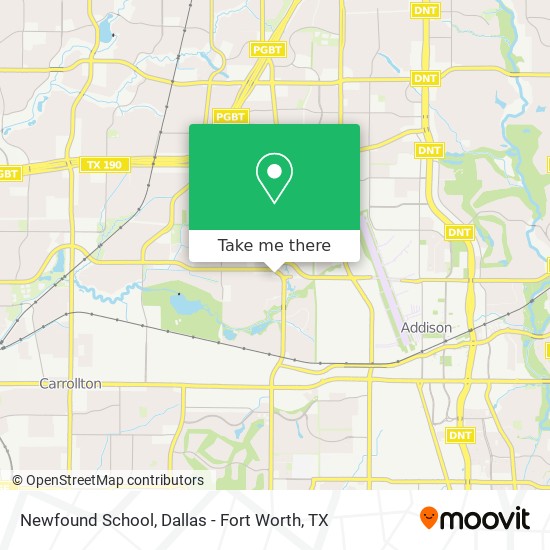 Newfound School map