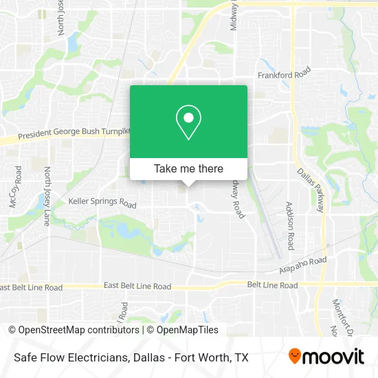 Safe Flow Electricians map
