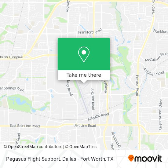 Mapa de Pegasus Flight Support