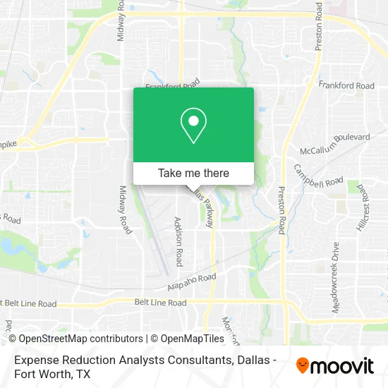 Expense Reduction Analysts Consultants map