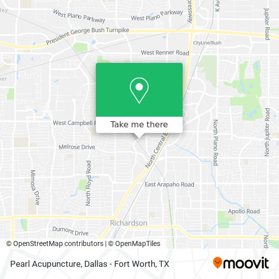 Pearl Acupuncture map
