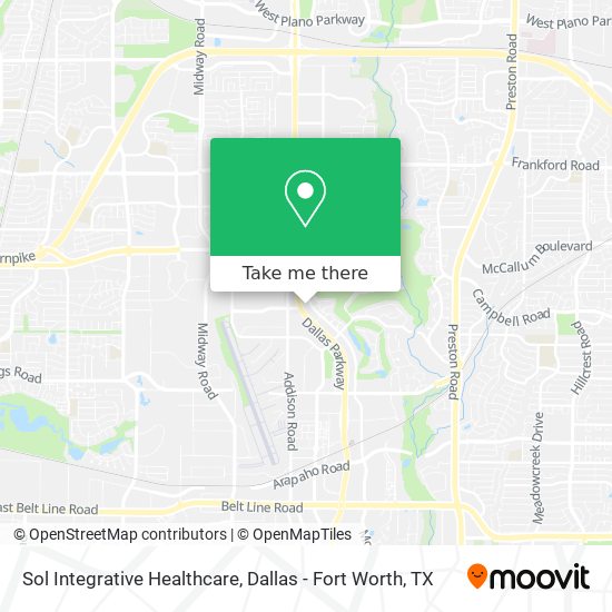 Sol Integrative Healthcare map