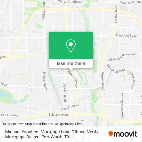 Mapa de Michael Fooshee- Mortgage Loan Officer- Verity Mortgage