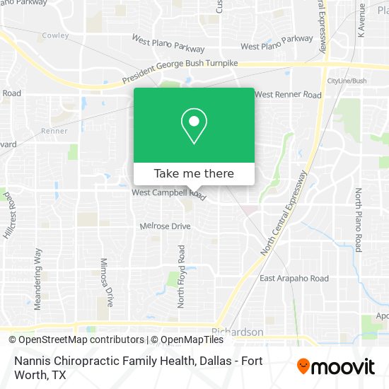 Mapa de Nannis Chiropractic Family Health