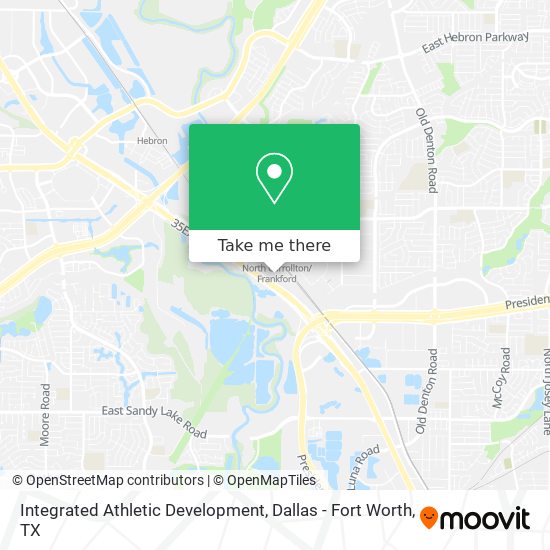 Mapa de Integrated Athletic Development