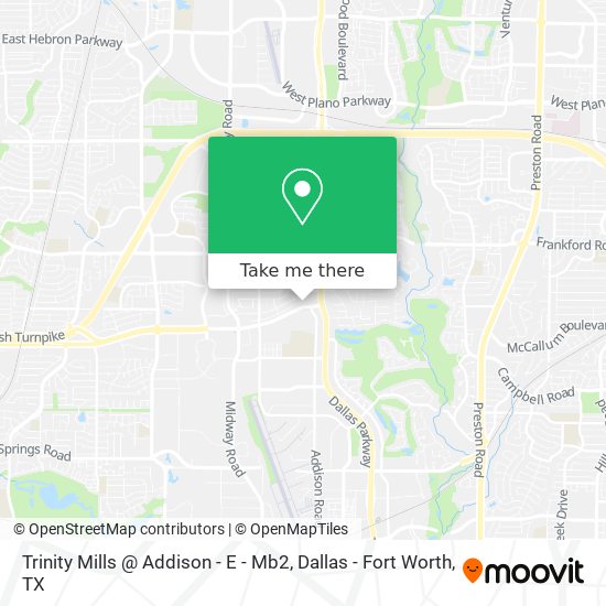 Mapa de Trinity Mills @ Addison - E - Mb2