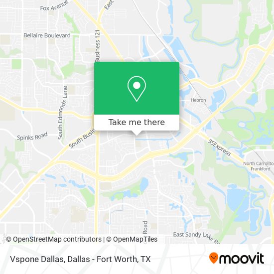 Mapa de Vspone Dallas