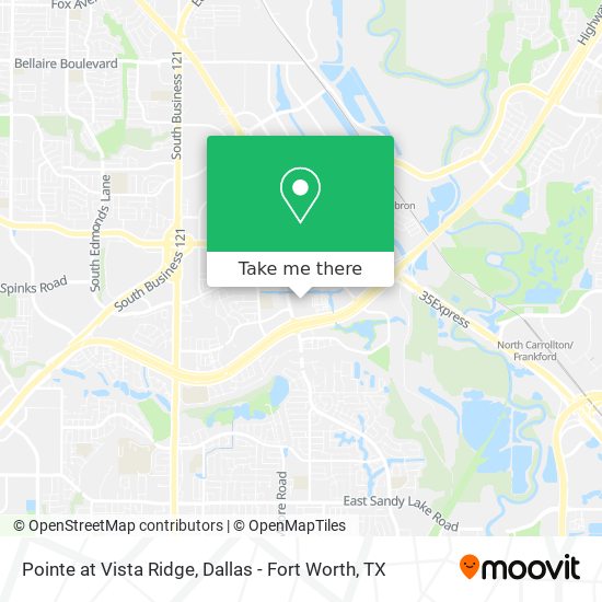 Pointe at Vista Ridge map