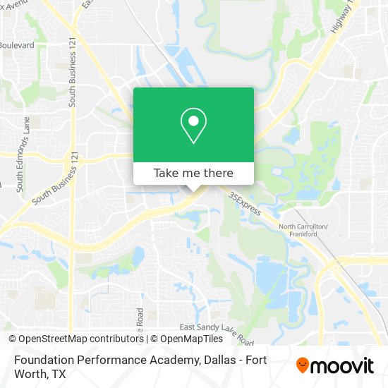 Mapa de Foundation Performance Academy