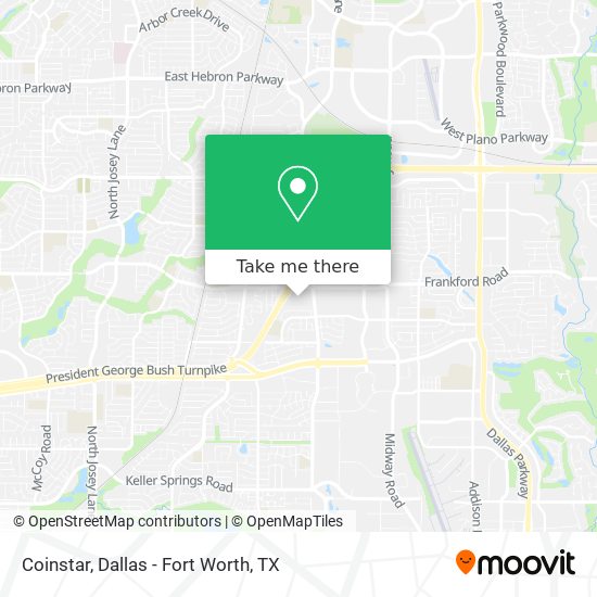 Coinstar map