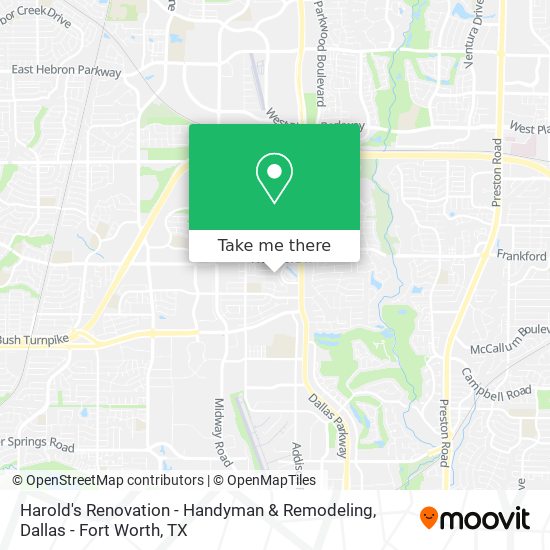 Mapa de Harold's Renovation - Handyman & Remodeling