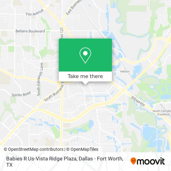 Babies R Us-Vista Ridge Plaza map