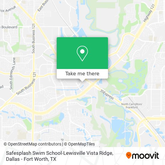 Safesplash Swim School-Lewisville Vista Ridge map