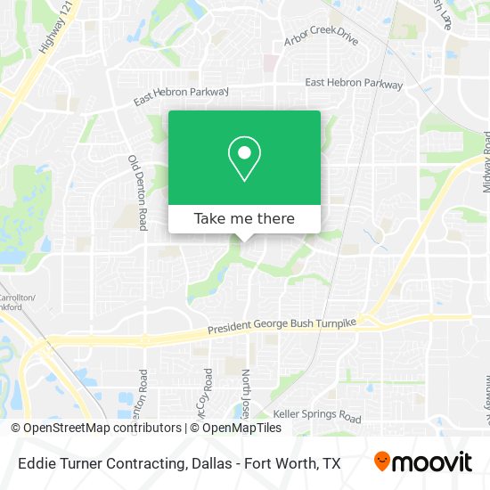 Eddie Turner Contracting map