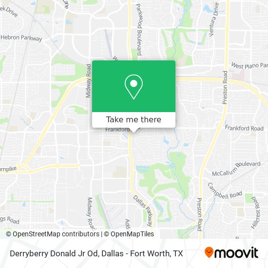 Derryberry Donald Jr Od map