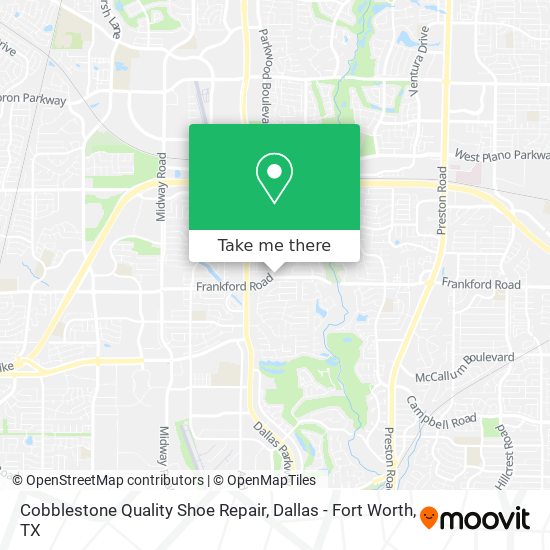 Cobblestone Quality Shoe Repair map