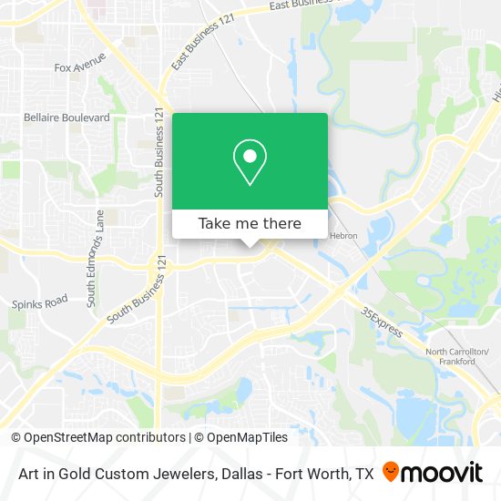 Art in Gold Custom Jewelers map