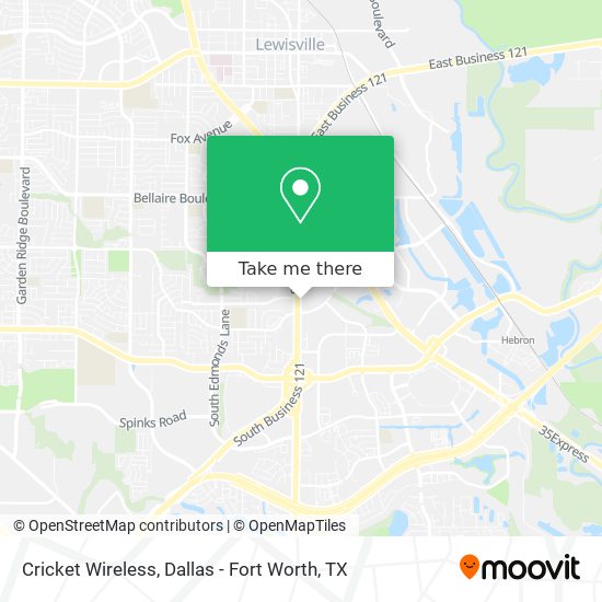 Cricket Wireless map