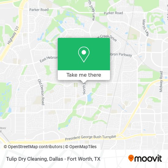 Mapa de Tulip Dry Cleaning