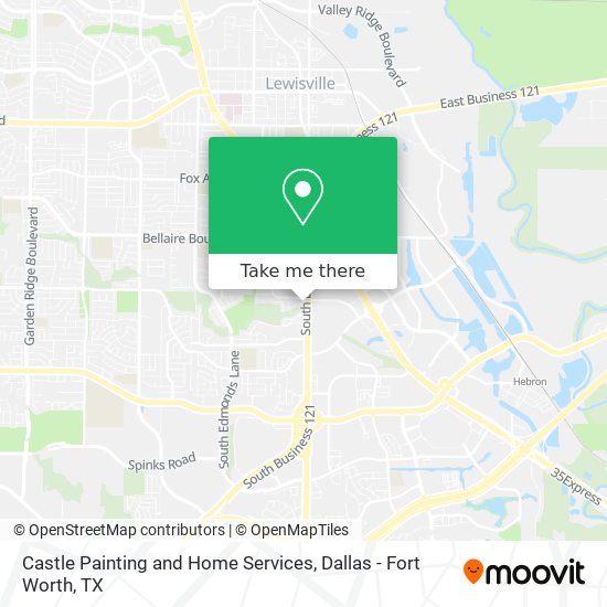 Castle Painting and Home Services map