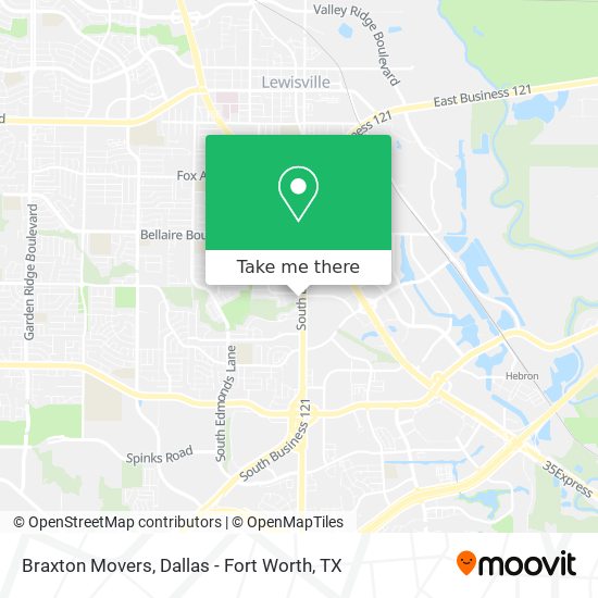 Braxton Movers map