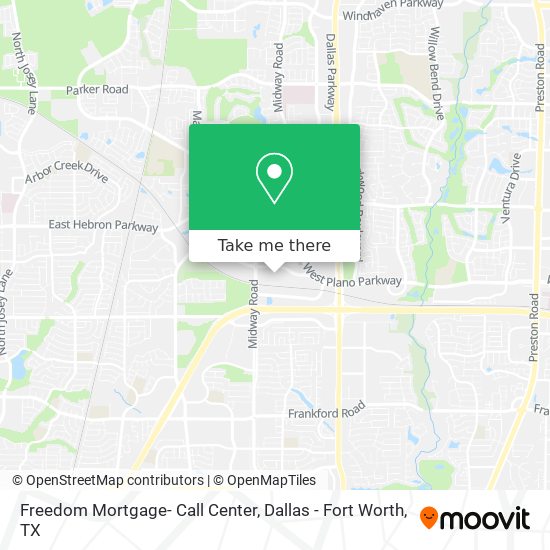 Freedom Mortgage- Call Center map