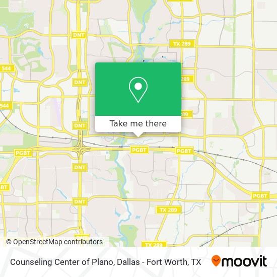 Counseling Center of Plano map