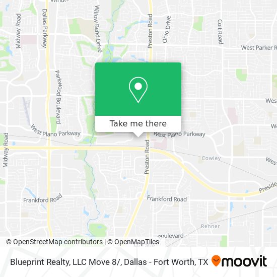 Blueprint Realty, LLC Move 8/ map